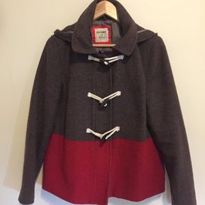 Old Navy colorblock toggle coat - medium